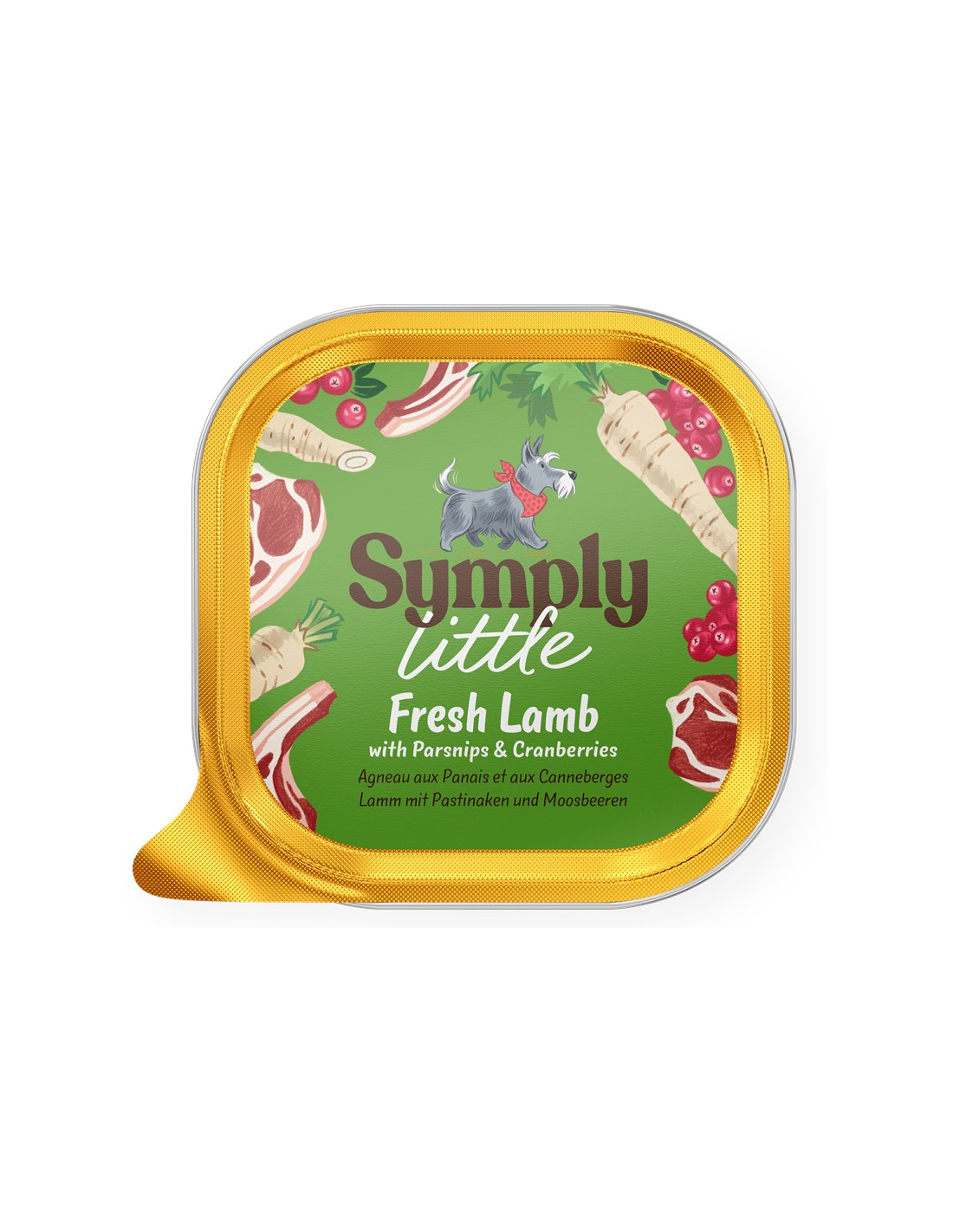 Symply Little Lamb Dog Food 100g Natural Grain Free Wet Food for Small Dogs