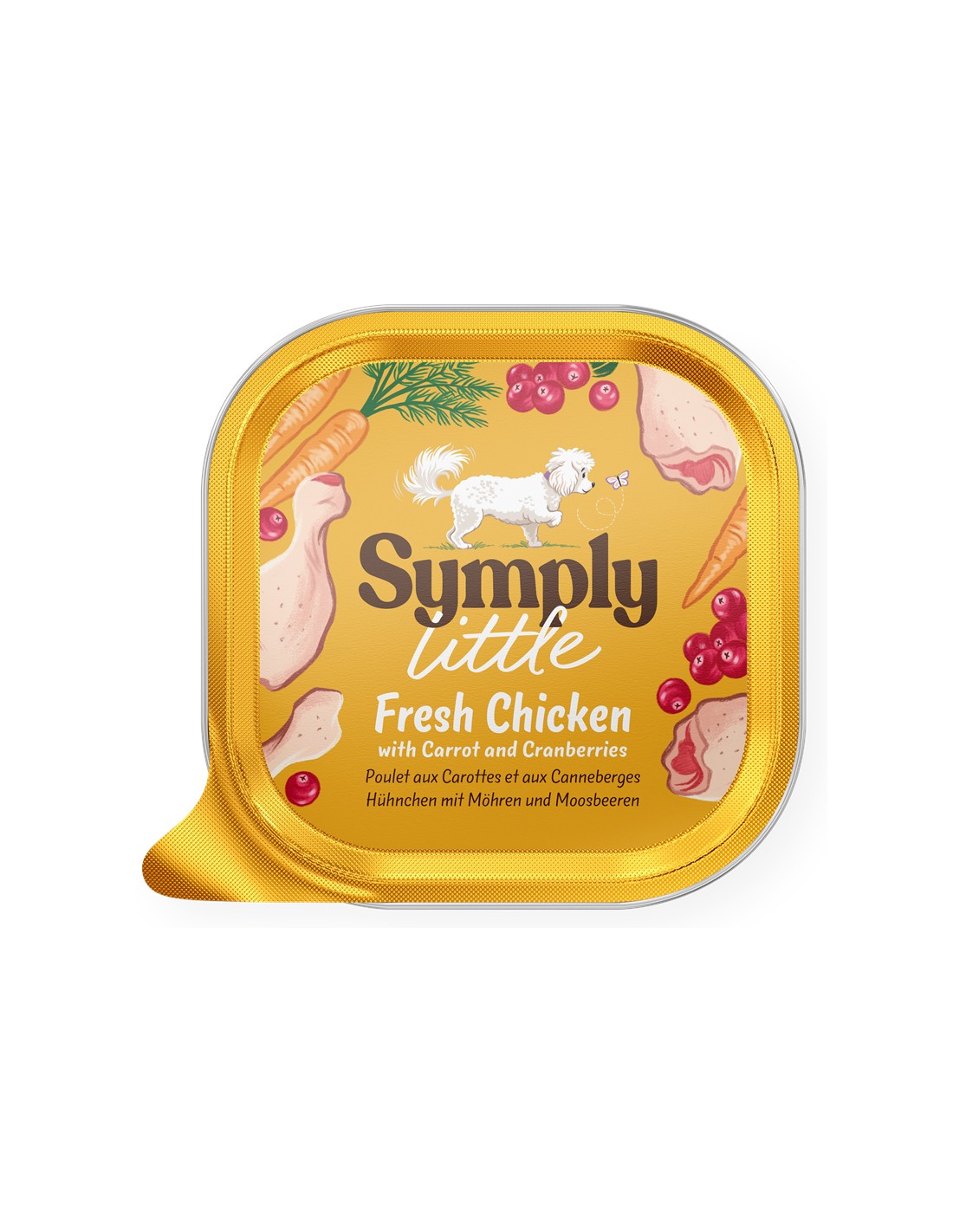 Symply Little Chicken Dog Food 100g Natural Grain Free Wet Food for Small Dogs