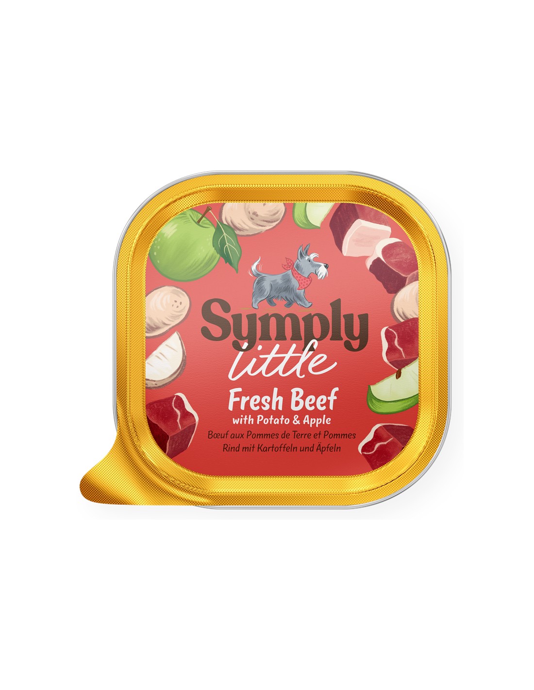 Simply Dog Little Beef 100g Wet Dog Food Natural Grain Free Complete Meal