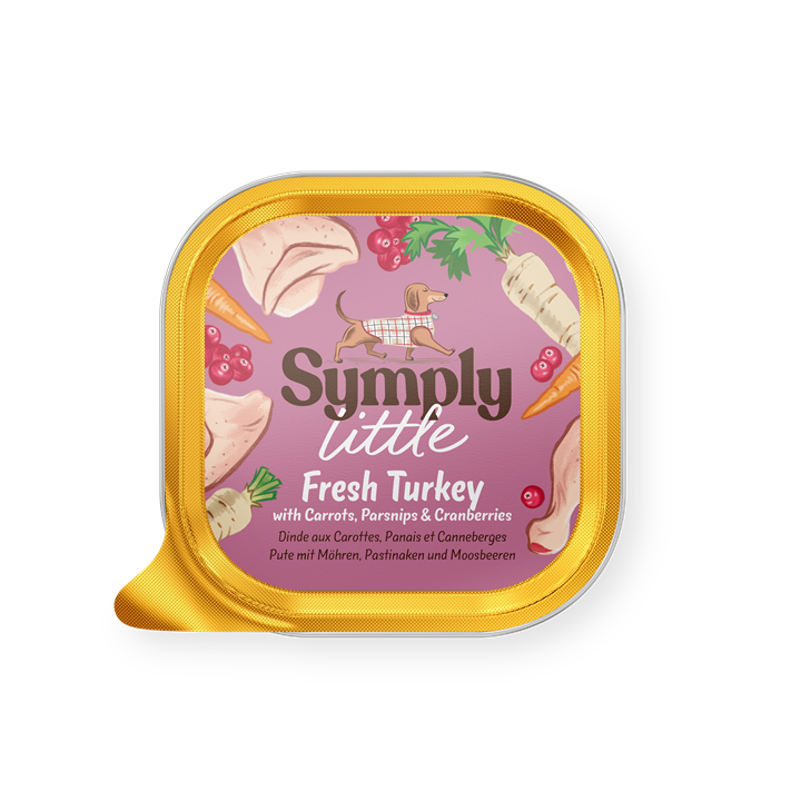 Symply Little Chicken with Turkey Dog Food 100g Grain Free Wet Food for Dogs