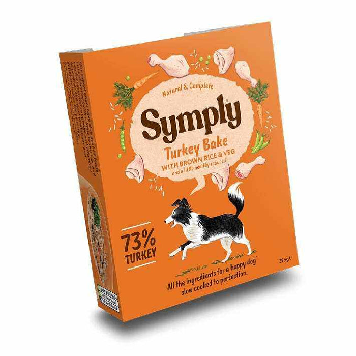 Simply Dog Tray Turkey Wet Dog Food Natural Grain Free Complete Meal