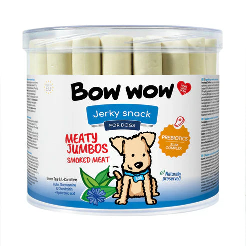 Bow Wow Meaty Jumbo Smoked Meat 40g – Tasty Dog Snack