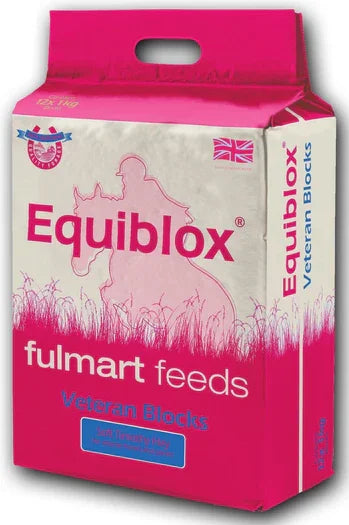 Equiblox Veteran 12kg – Soft Timothy Hay Blocks for Older Horses