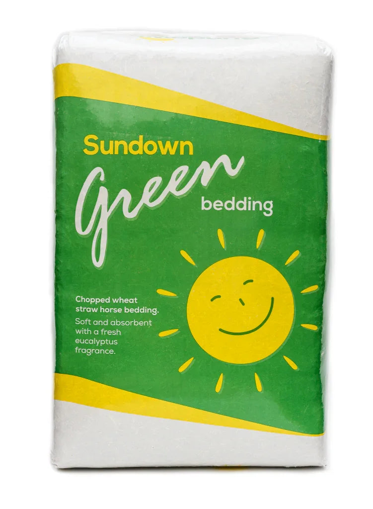 Sundown Green Wheat Straw Bedding 19kg
