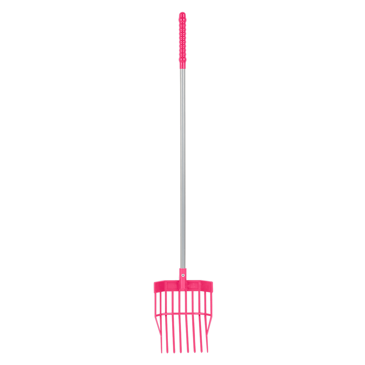 Red Gorilla Tidee™ Mini Bedding Fork Pink – Lightweight Compact Stable & Garden Rake