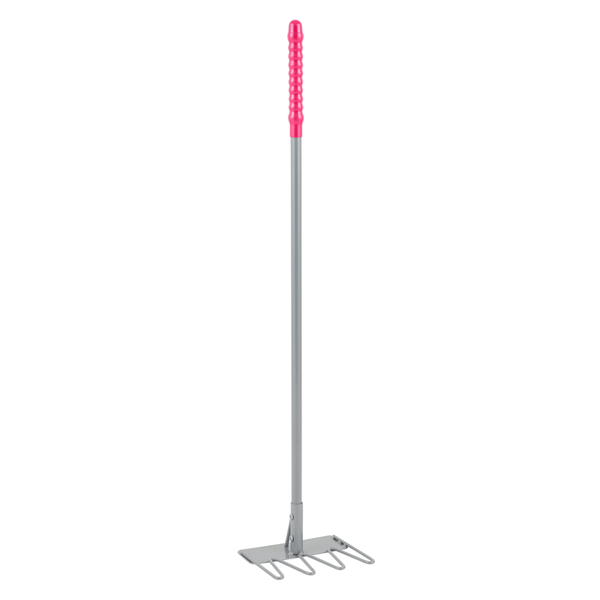 Red Gorilla® Tidee Rake – 82cm Lightweight Steel with Pink Plastic Grip - Animall