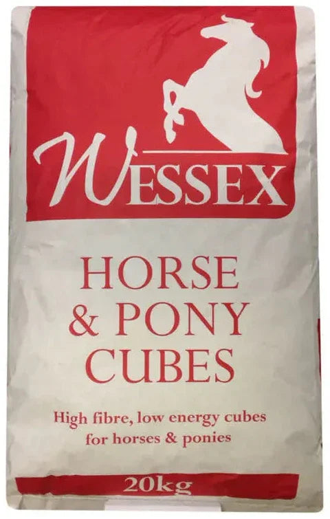 Wessex Horse & Pony Cubes – Low Energy, High Fibre Equine Feed 20kg