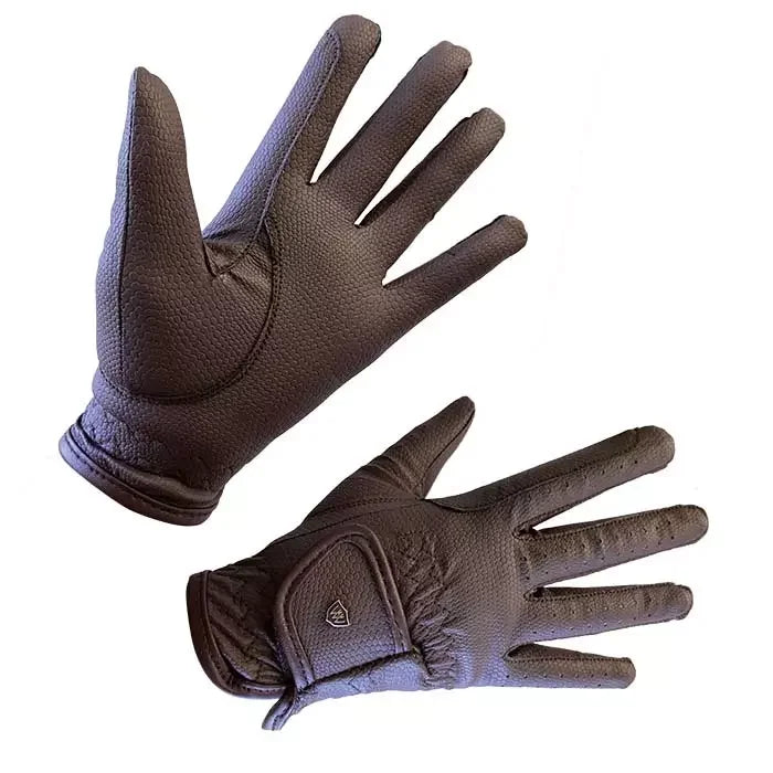 Woof Wear Competition Riding Gloves – Chocolate, Size 6