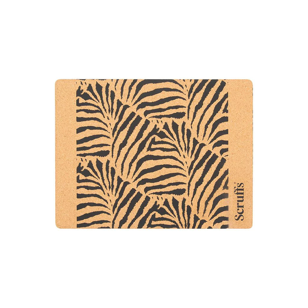 Scruffs Zebra Cork Placemat